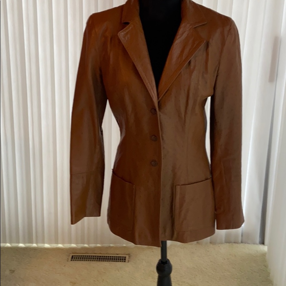 Leather jacket by Noviello Bloom